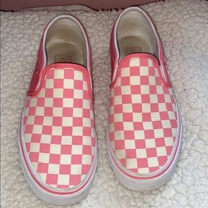Pink slip on vans with box
